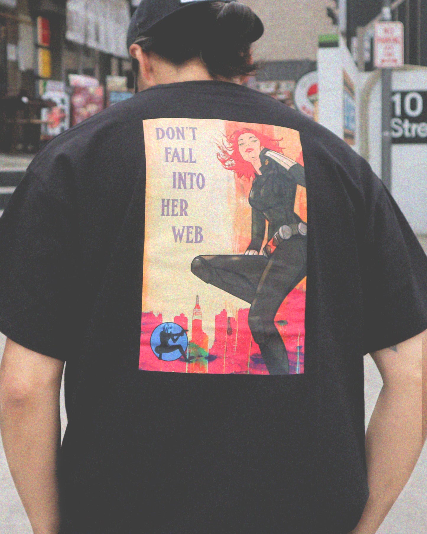MARVEL COMICS Character / T-SHIRTS BLACK WINDOW