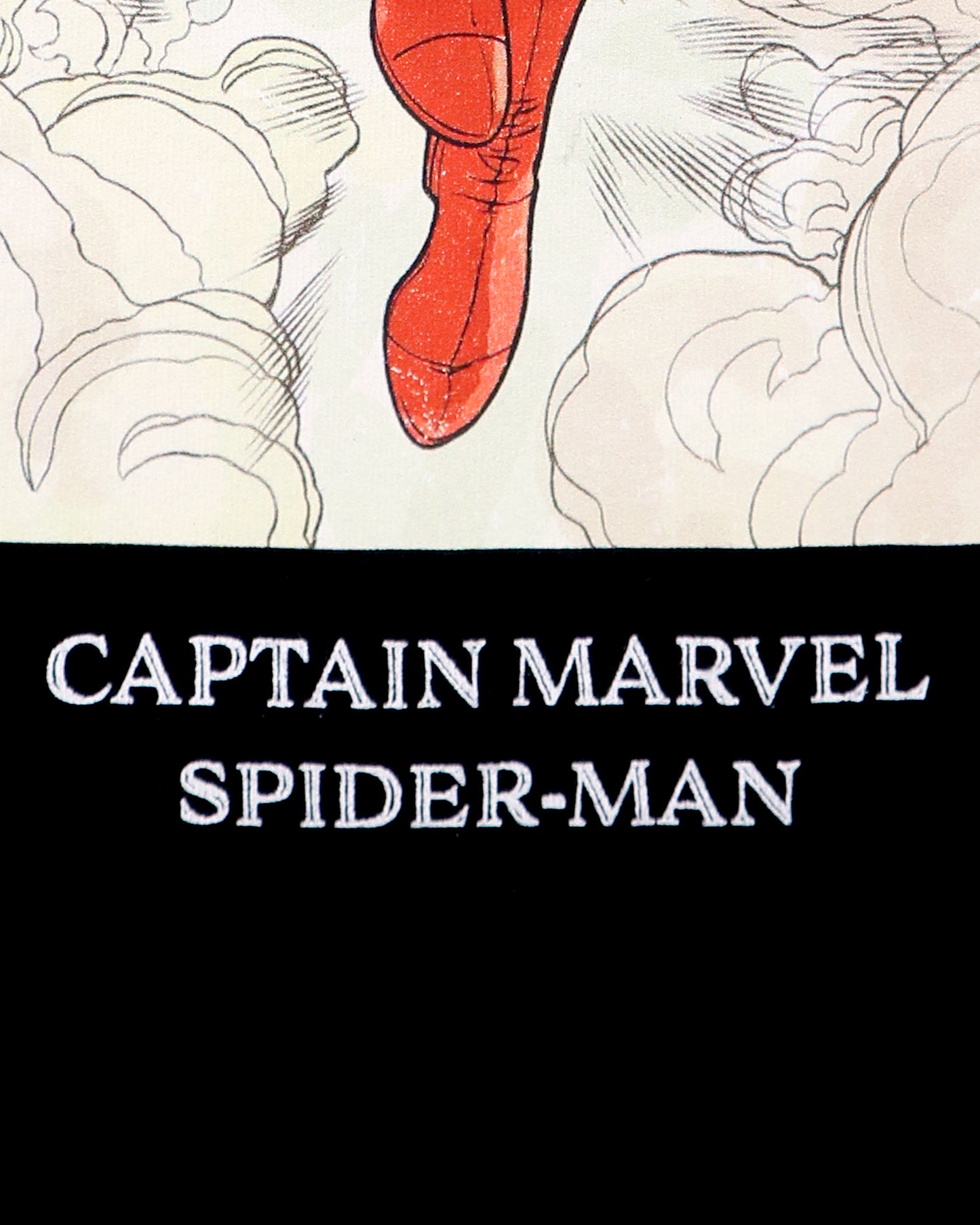 MARVEL COMICS Character / T-SHIRTS CAPTEN MARVEL SPIDERMAN