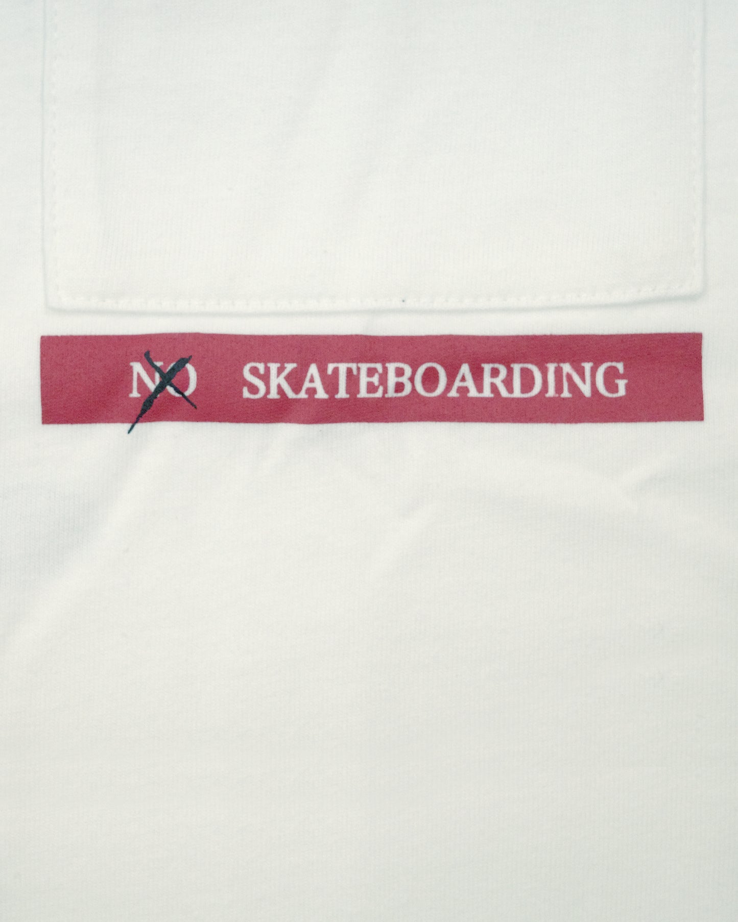 NO SKATE Pocket TEE
