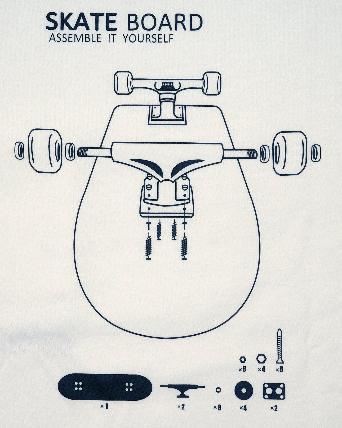 NO SKATE Pocket TEE