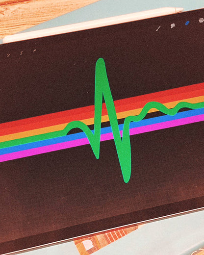 Rainbow Pulse Pocket TEE