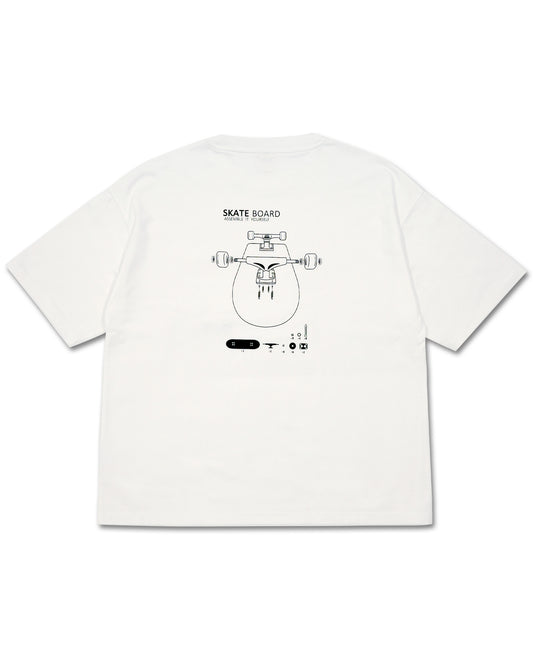 NO SKATE Pocket TEE